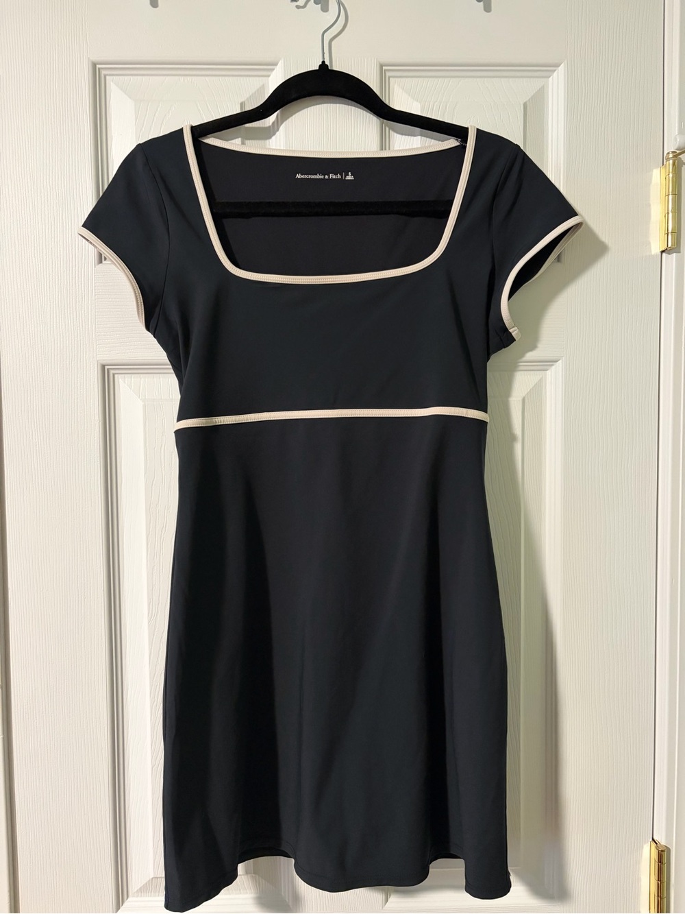Abercrombie & Fitch Black Athletic Mini Dress/shorts underneath